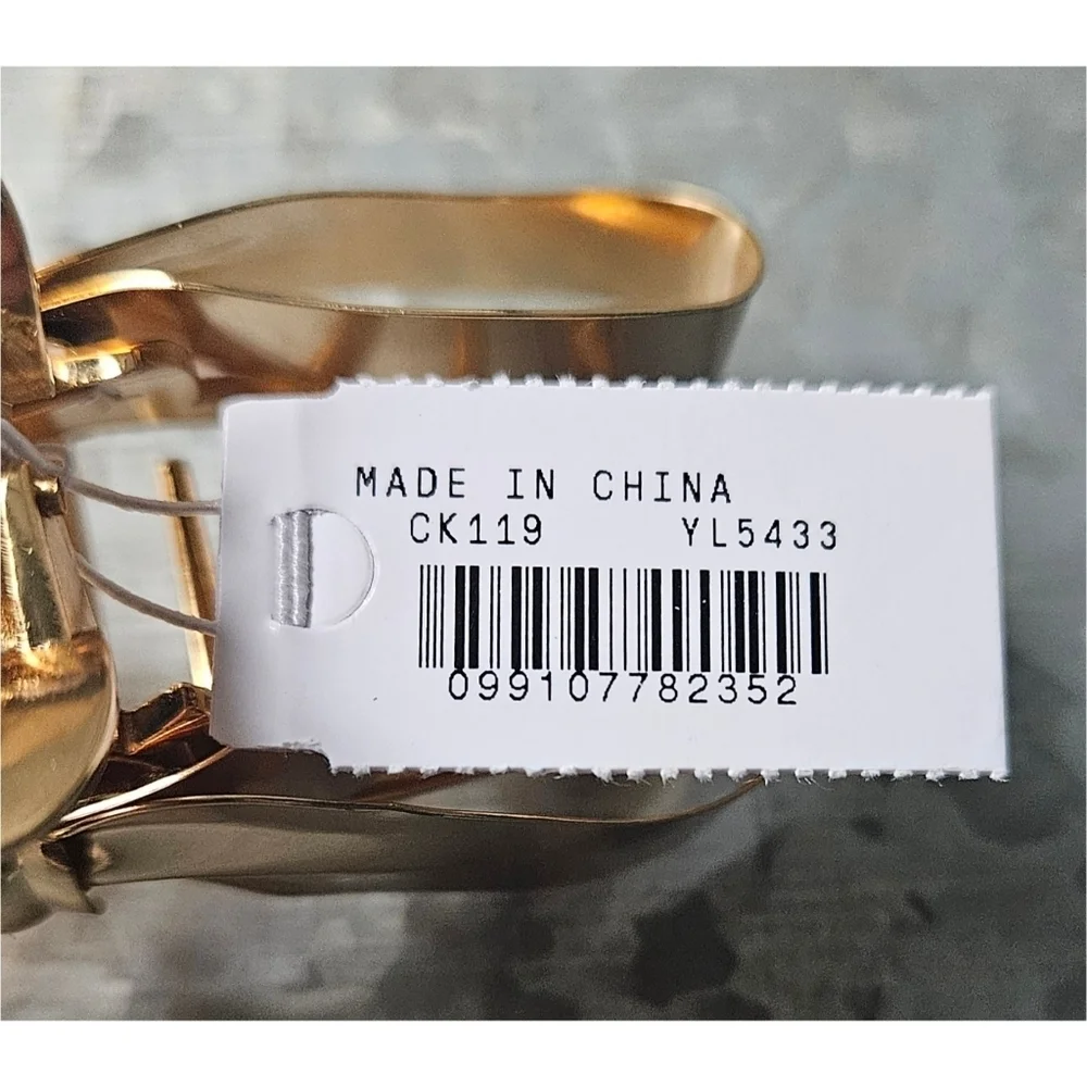 J. Crew Metallic Bow Claw Hair Clip
